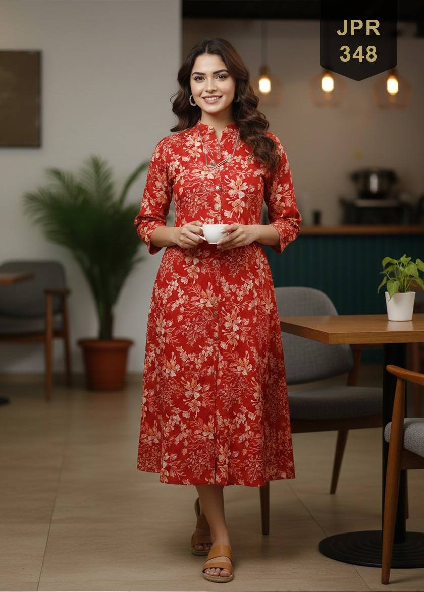 Midi Dress Vol 5 By Fashid Designer Ethnic Wear Collection cotton Kurtis At Wholesale Price